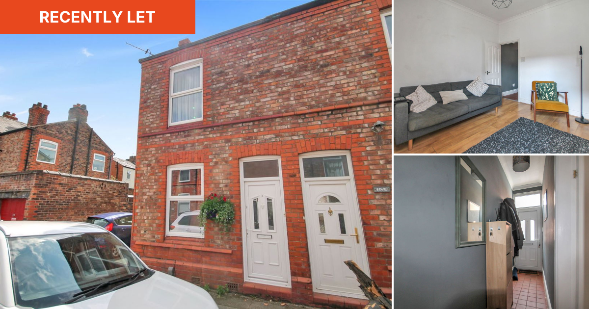 2 bed terraced house to rent in Derby Road, Stockton Heath, Warrington ...